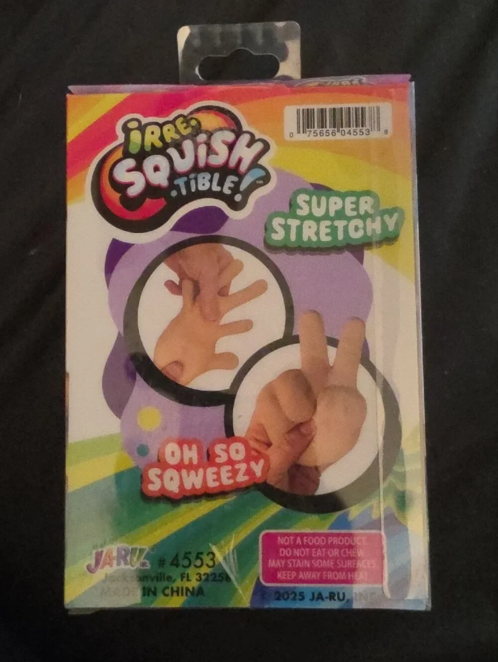 Stretchy Hand Kids Toy - Beige Squishy Peace Hand
